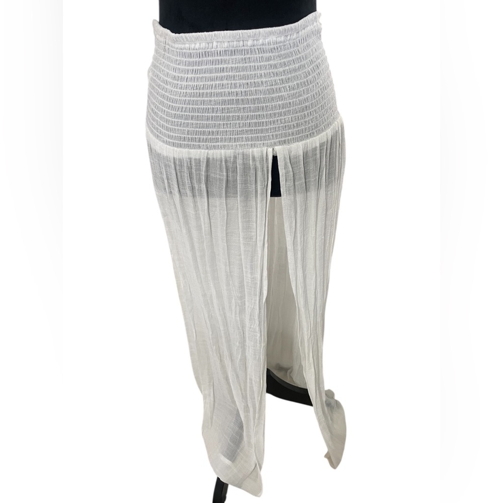 Green Swim Summer Beach Split Thigh Cover Up Skirt, dress, New